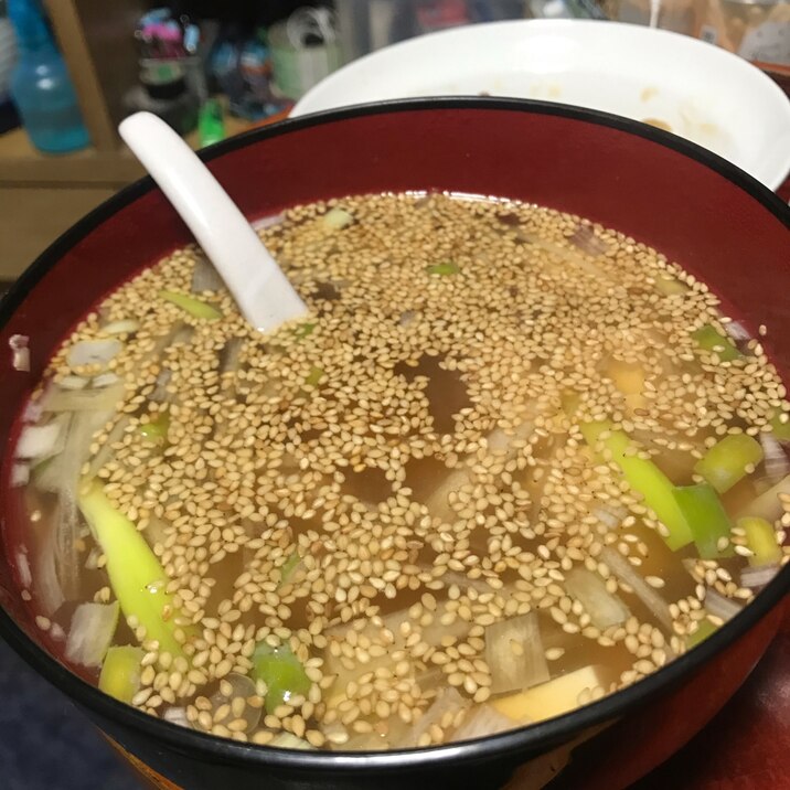 さわらの中華風スープ